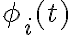 \phi_i(t)